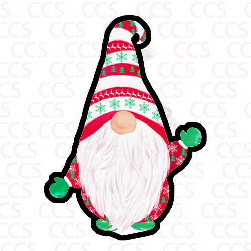 Christmas Gnome Cookie Cutter 3